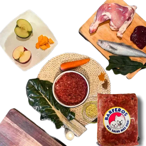 Barf para perros pescado